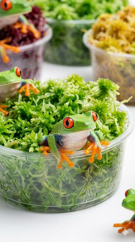 🌿 The Living Shield: Why Live Sphagnum Peat Moss is Essential for Your Reptiles and Amphibians 🐸✨