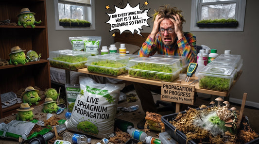 Grow setup step by step propagate Live Sphagnum bog Moss MossBoss 